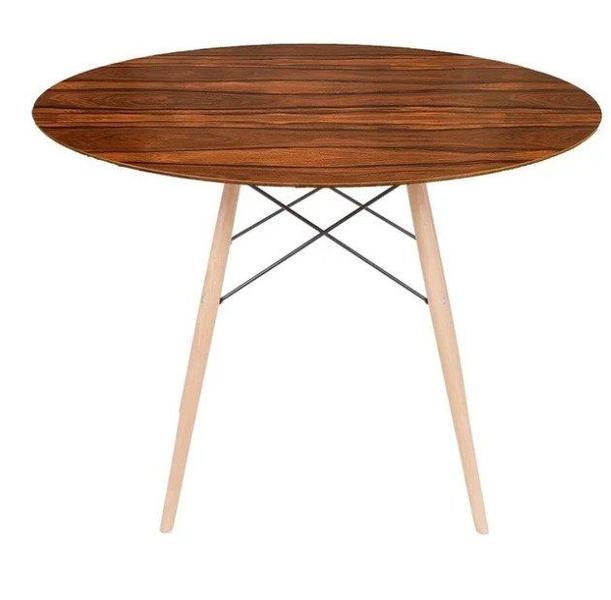 Imagem de Mesa de Jantar Redonda Eames Eiffel 70 cm - Pau Ferro