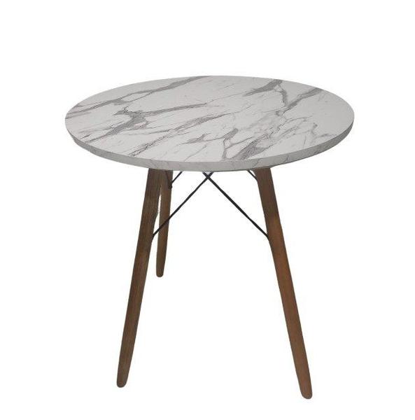 Imagem de Mesa de Jantar Redonda Eames Eiffel 80 cm - Estilo Granito