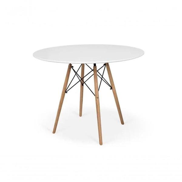 Imagem de Mesa De Jantar Redonda Eames Eiffel 90cm Branca