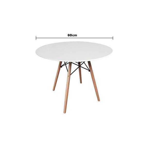 Imagem de Mesa De Jantar Redonda Eiffel Design - Pé Palito - 80 Cm - B