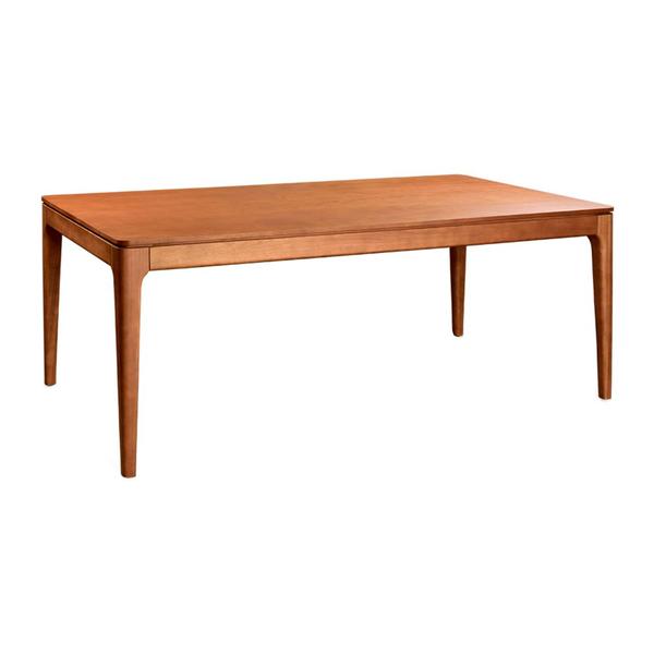 Imagem de Mesa de Jantar Retangular 270x135cm Cedry Madeira Liptus Castanho Claro - Sallar Home