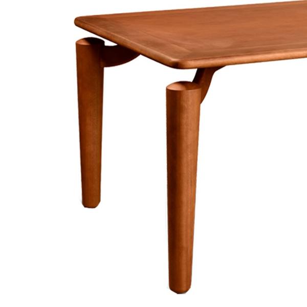 Imagem de Mesa de Jantar Retangular 270x135cm Noby Madeira Liptus Castanho Claro - Sallar Home