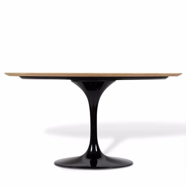 Imagem de Mesa De Jantar Saarinen Oval 120x80 Cm Freijó Cor Preto