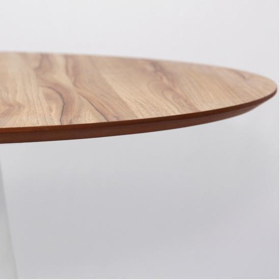 Imagem de Mesa de Jantar Tulipa Saarinen Redonda 110 cm - Nogueira