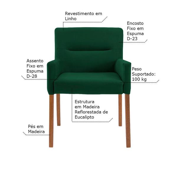 Imagem de Mesa de Jogos Carteado Redonda Montreal Tampo Reversível Preto com 4 Cadeiras Vicenza Verde G36 G15 - Gran Belo