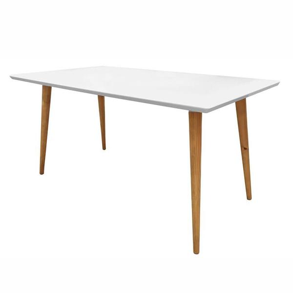 Imagem de Mesa de Madeira Veneza 160cm Branco - Casa D