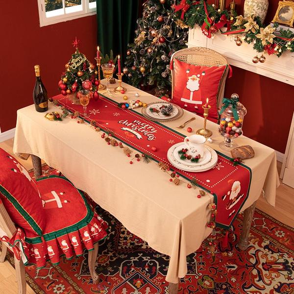 Imagem de Mesa de Natal à prova d'água de algodão e linho e à prova de óleo