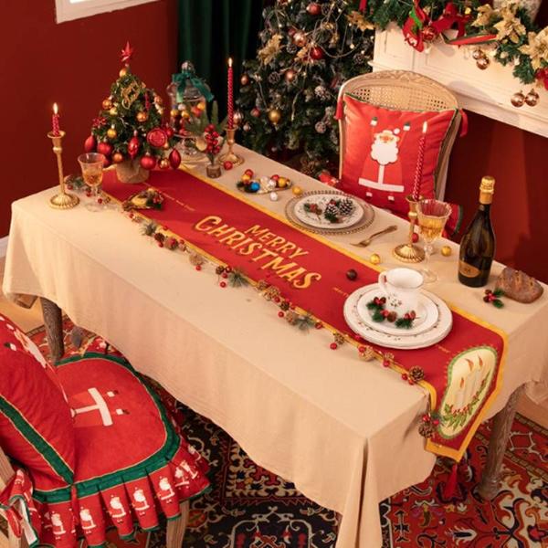 Imagem de Mesa de Natal à prova d'água de algodão e linho e à prova de óleo