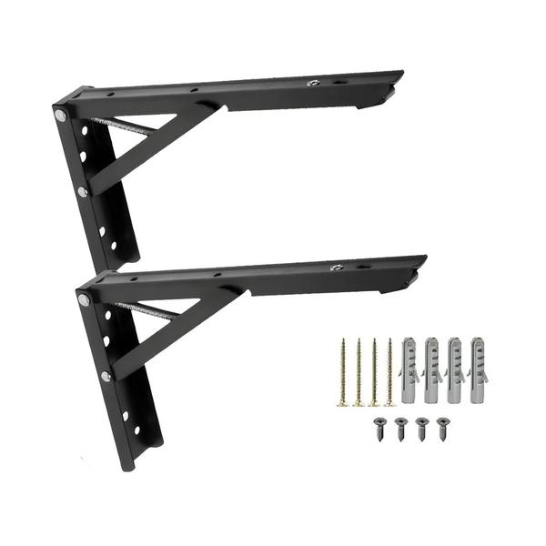 Mesa de Parede Retrátil 70x50 Preta Dobrável para Cozinha Suspensa Portátil - Maclavi Móveis Imagem de Mesa de Parede Retrátil 70x50 Preta Dobrável para Cozinha Suspensa Portátil
