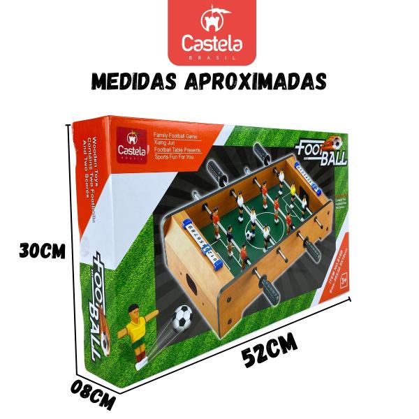 Imagem de Mesa De Pebolim Futebol Contador de Pontos CBS0061 Castela 