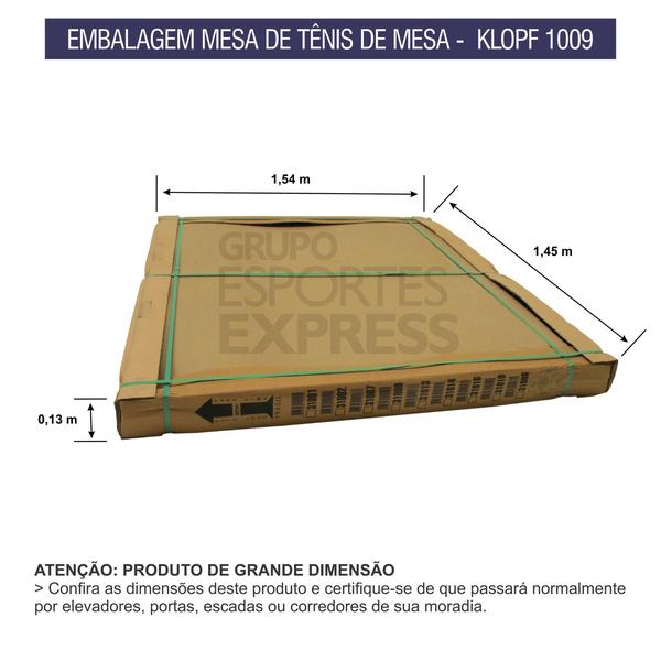 Imagem de Mesa de Ping-Pong Articulada e Rodízio MDF 15mm Cód. 1009