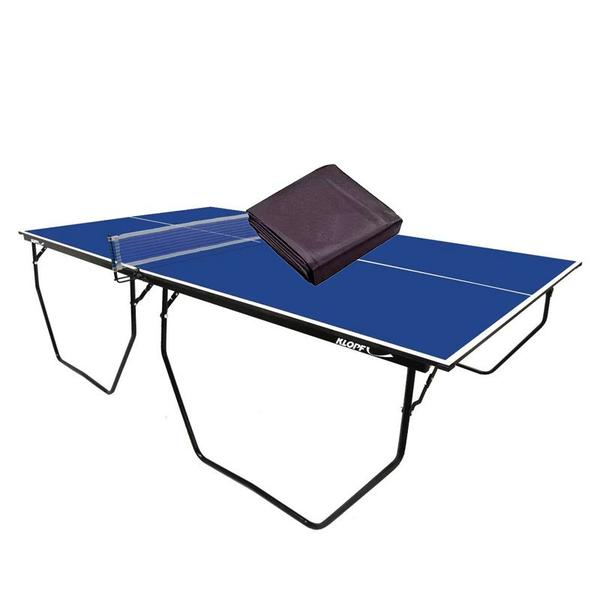 Imagem de MESA DE PING PONG COM RODÍZIO MDF 15mm KLOPF 1009 + Capa Slim