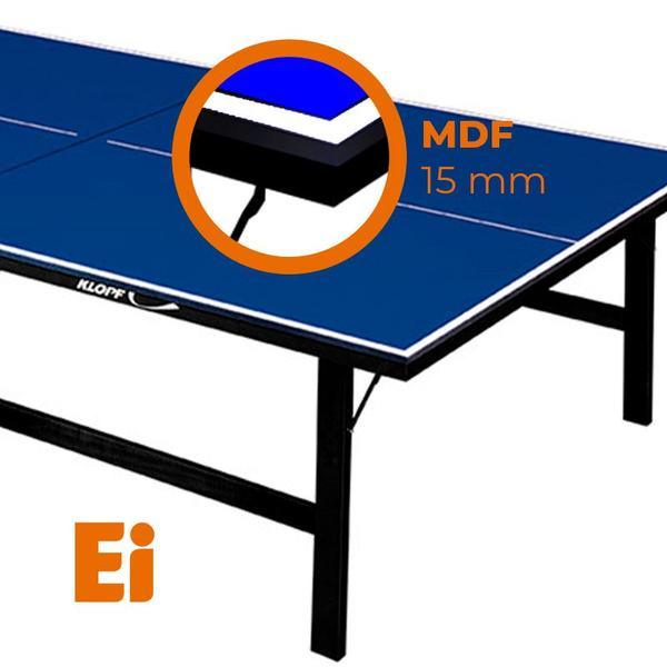 Imagem de MESA DE PING PONG MDF 15mm KLOPF 1016