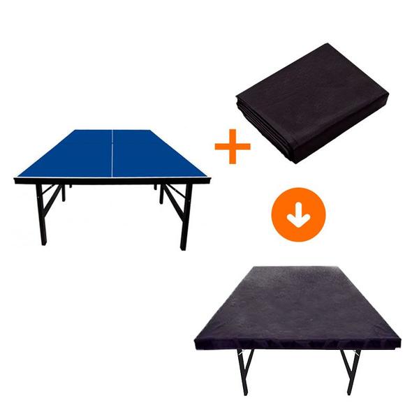 Imagem de MESA DE PING PONG MDF 18mm - KLOPF 1019 + Capa Impermeável