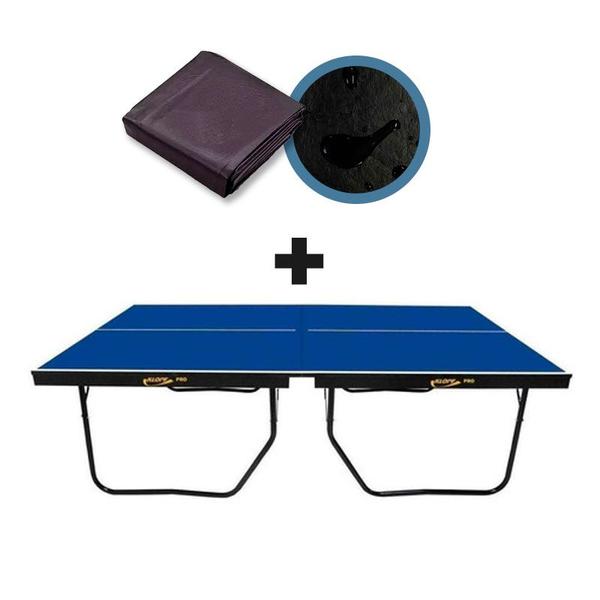 Imagem de MESA DE PING PONG MDF 25mm 1090 KLOPF + Capa Para Mesa Aberta/Montada 7001