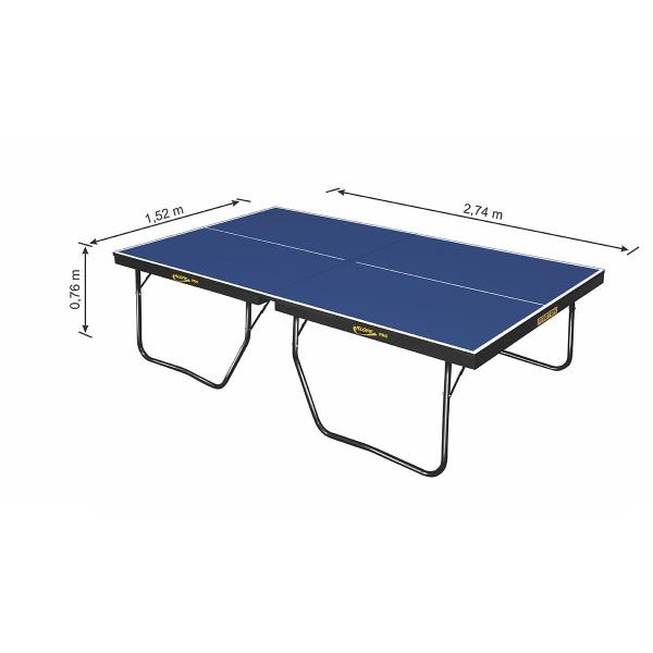 Imagem de MESA DE PING PONG MDF 25mm OFICIAL KLOPF 1090 + KIT Completo 5031 + Capa Para Mesa Aberta / Montada 