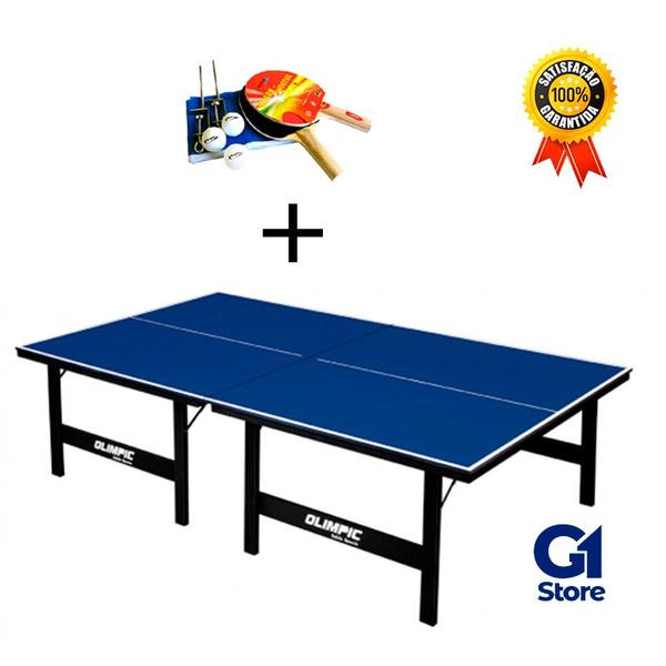 Imagem de MESA DE PING PONG MDP 12mm Olimpic 1014 + KIT Completo 5030