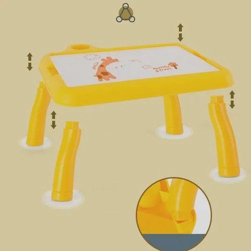 Imagem de Mesa de Pintura de Desenho de Projetor de Led Infantil (Amarela)