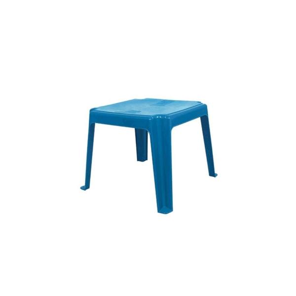 Imagem de Mesa De Plastico Decorada Infantil Antares Azul Kit 20