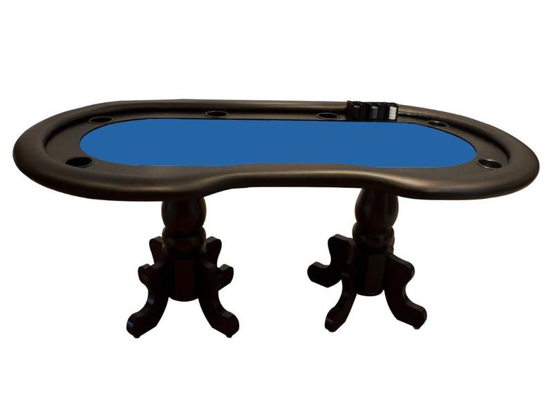 Imagem de Mesa De Poker Linha Torres com Borda Estofada e Porta Copos - 2,0x1,0m