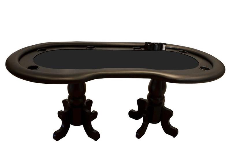 Imagem de Mesa De Poker Linha Torres com Borda Estofada e Porta Copos - 2,0x1,0m