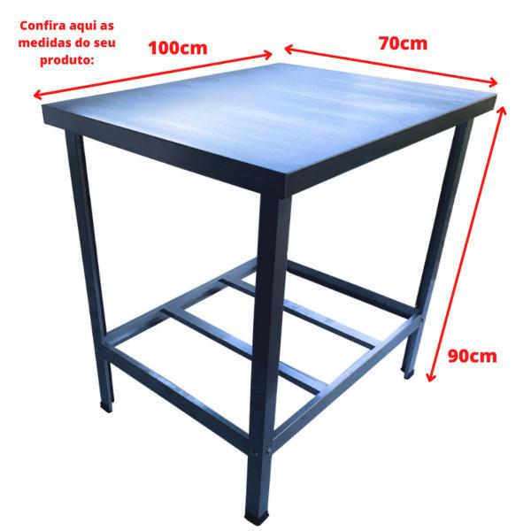 Imagem de Mesa de Serviço Industrial 100x70x90cm - Cefaz