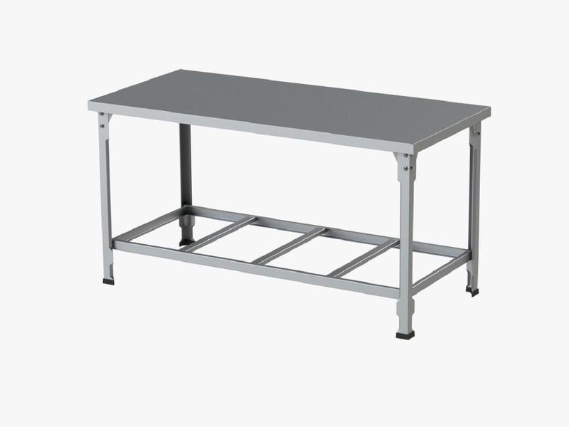 Imagem de Mesa De Serviço Industrial Aço Inox 150 X 70 Com Prateleira