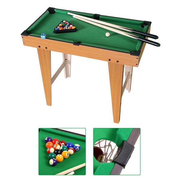 Imagem de Mesa de Sinuca Bilhar Snooker Portátil Tacos E Bolas pe alto