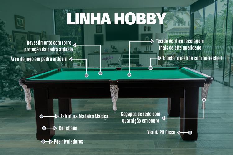 Imagem de Mesa de Sinuca e Ping Pong - 1,96x1,06