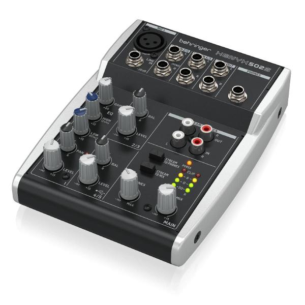 Imagem de Mesa de Som 5 Entradas Streaming USB XENYX 502S - Behringer