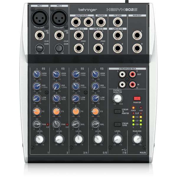 Imagem de Mesa de som behringer 802s xenyx 8 canais