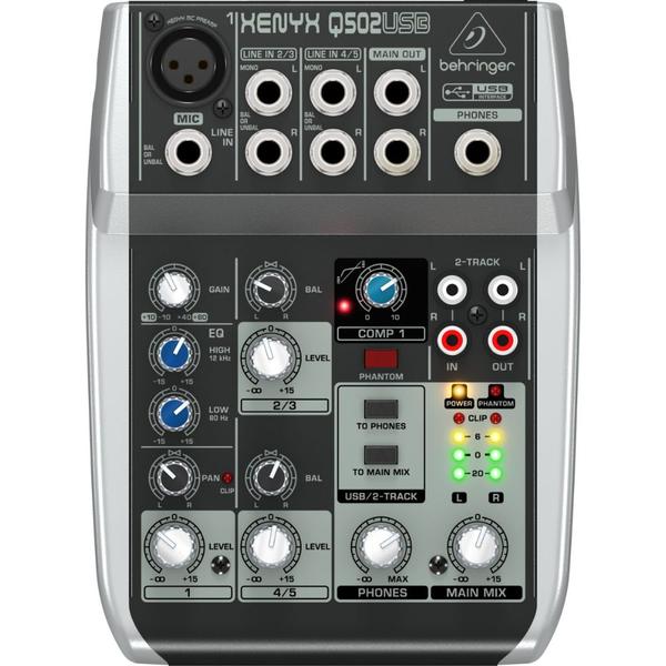 Imagem de Mesa de Som Behringer Analógica Xenyx Q 502 USB - Behringer