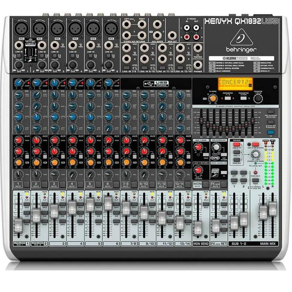 Imagem de Mesa De Som Behringer Xenyx Qx1832 14 Canais Bivolt