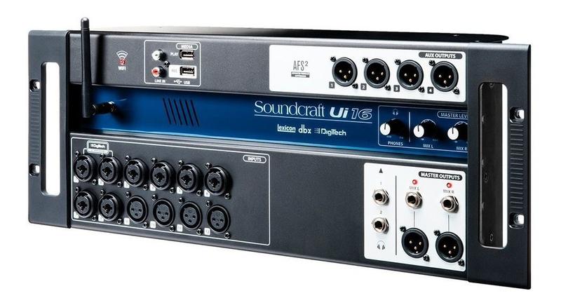 Imagem de Mesa de Som Digital Soundcraft Ui16 - 16 Canais Usb Wifi