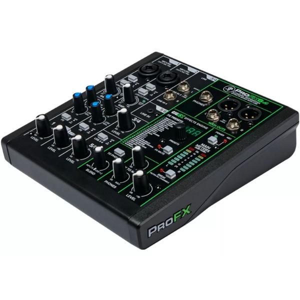 Imagem de Mesa de Som Mackie 6 Canais ProFX6v3 Com Efeitos e USB Mixer Profissional