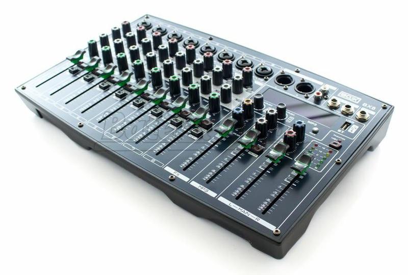 Imagem de Mesa de Som Mixer BOXX BX8 8 Canais para Lives e Gravações Interface Plug and Play para Smartphones