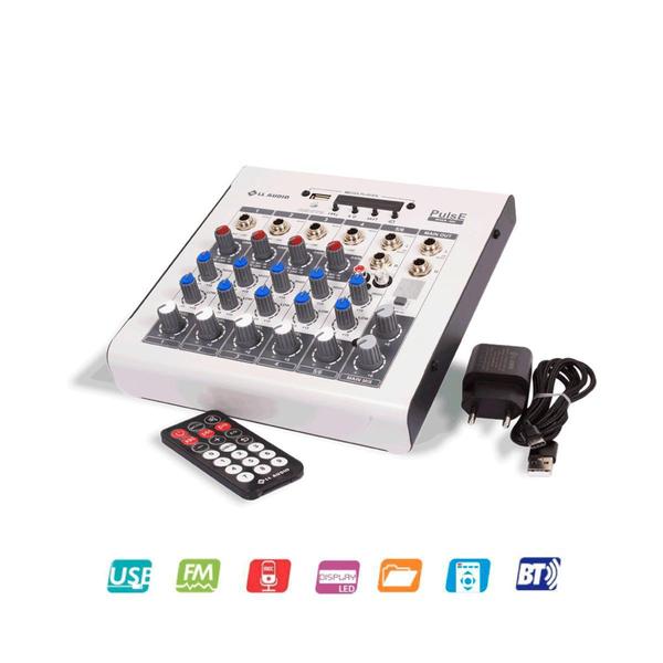 Imagem de Mesa de Som Mixer LL Audio Pulse 602 6 canais C/Media Player