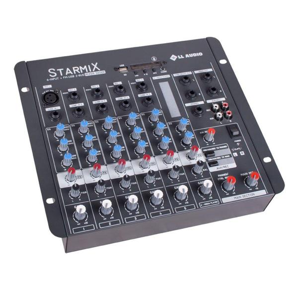 Imagem de Mesa De Som Mixer Ll Audio S602R  BT 6 Canais Bluetooth