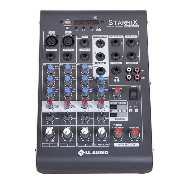 Imagem de Mesa De Som Mixer LL Audio XMS402R 4 Canais Bluetooth