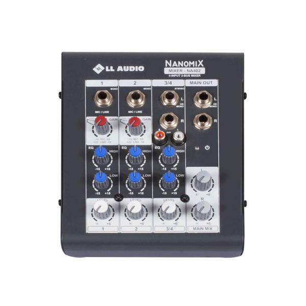 Imagem de Mesa De Som Mixer Nanomix Ll Audio Na402 4 Canais C/Pc Sound