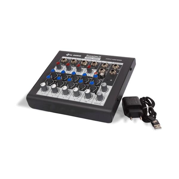 Imagem de Mesa De Som Mixer Nanomix Ll Audio Na602 6 Canais C/Pc Sound