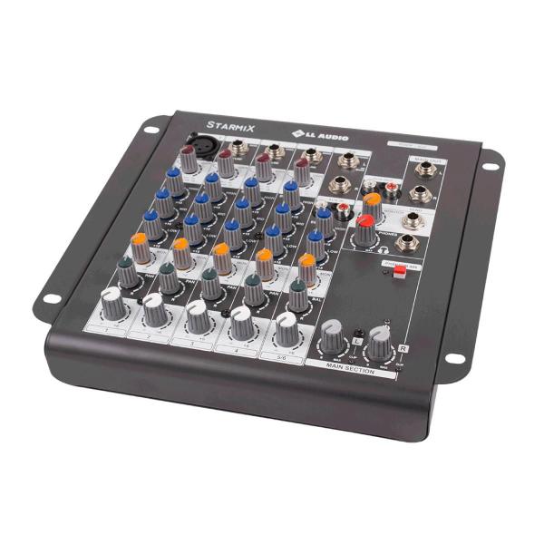 Imagem de Mesa De Som Mixer Starmix 602 Com 6 Canais Ll Audio