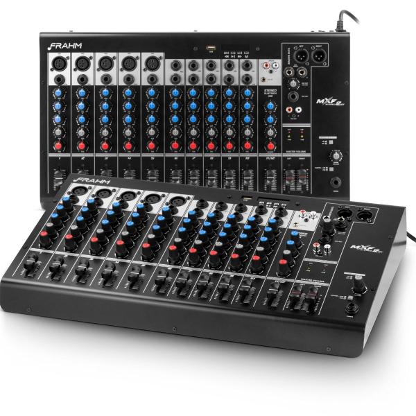 Imagem de Mesa De Som Mxf 12 Canais Frahm Bt Mixer Efeito Eq 110v