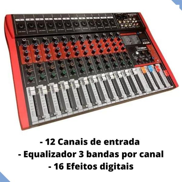 Imagem de Mesa de som soundvoice mr122 rubi