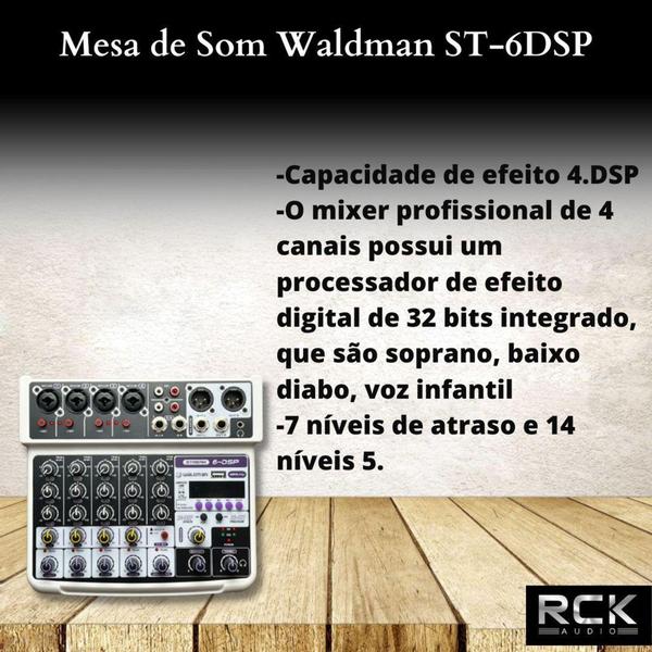 Imagem de Mesa de Som Waldman ST-6DSP