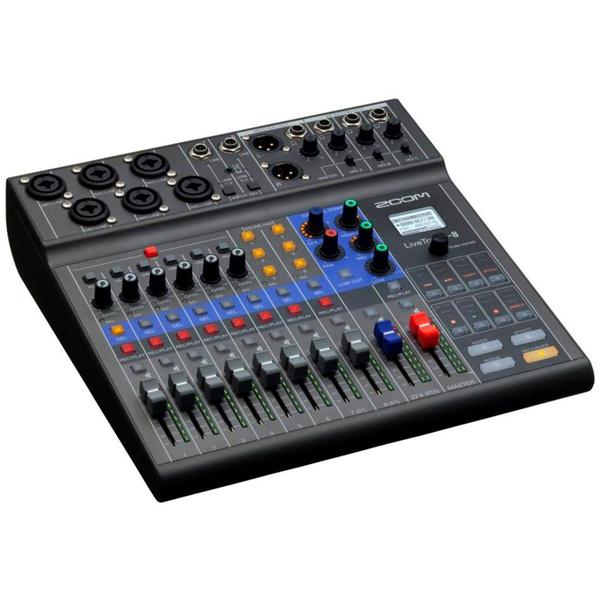 Imagem de Mesa de som zoom livetrak l-8 console digital