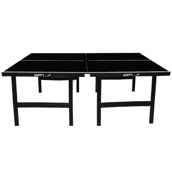 Imagem de Mesa de Tênis de Mesa Black com tampo de  MDP 15mm - Klopf - Cód 1010