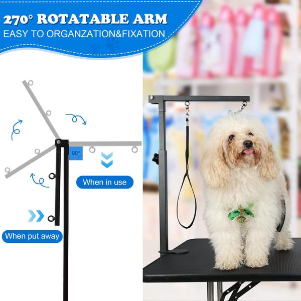 Imagem de Mesa de tratamento de cães Arm Breeze Touch para cães pequenos de 32 cm