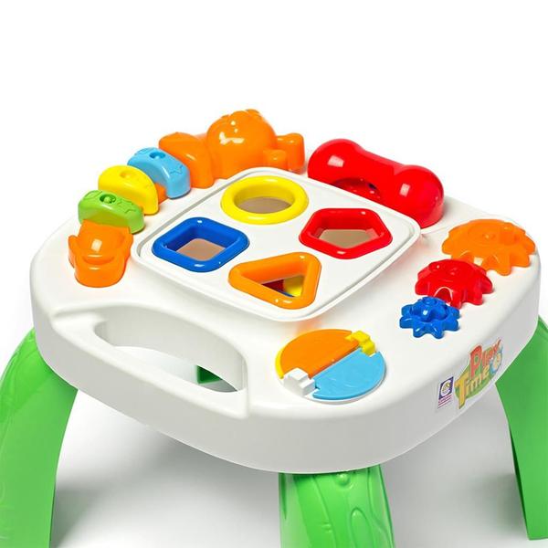 Imagem de Mesa Didática Atividades Brinquedo Play Time Verde - Cotiplas