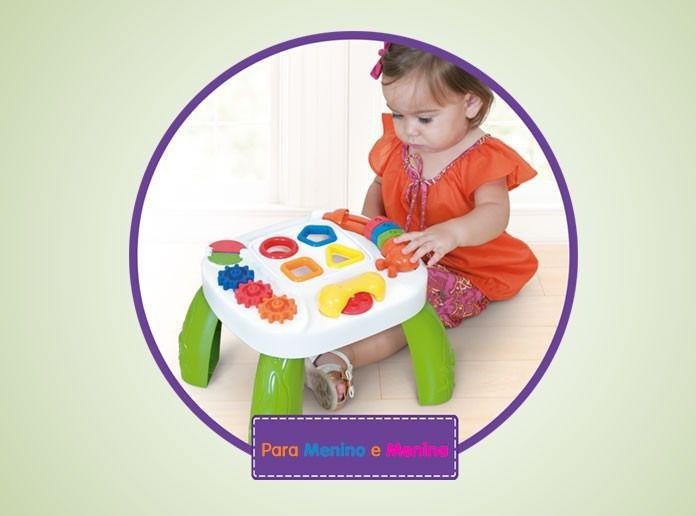 Imagem de Mesa Didática Atividades Infantil Pedagógica Play Time Cotiplas